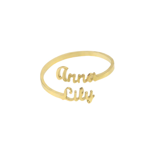 Personalised Name Ring