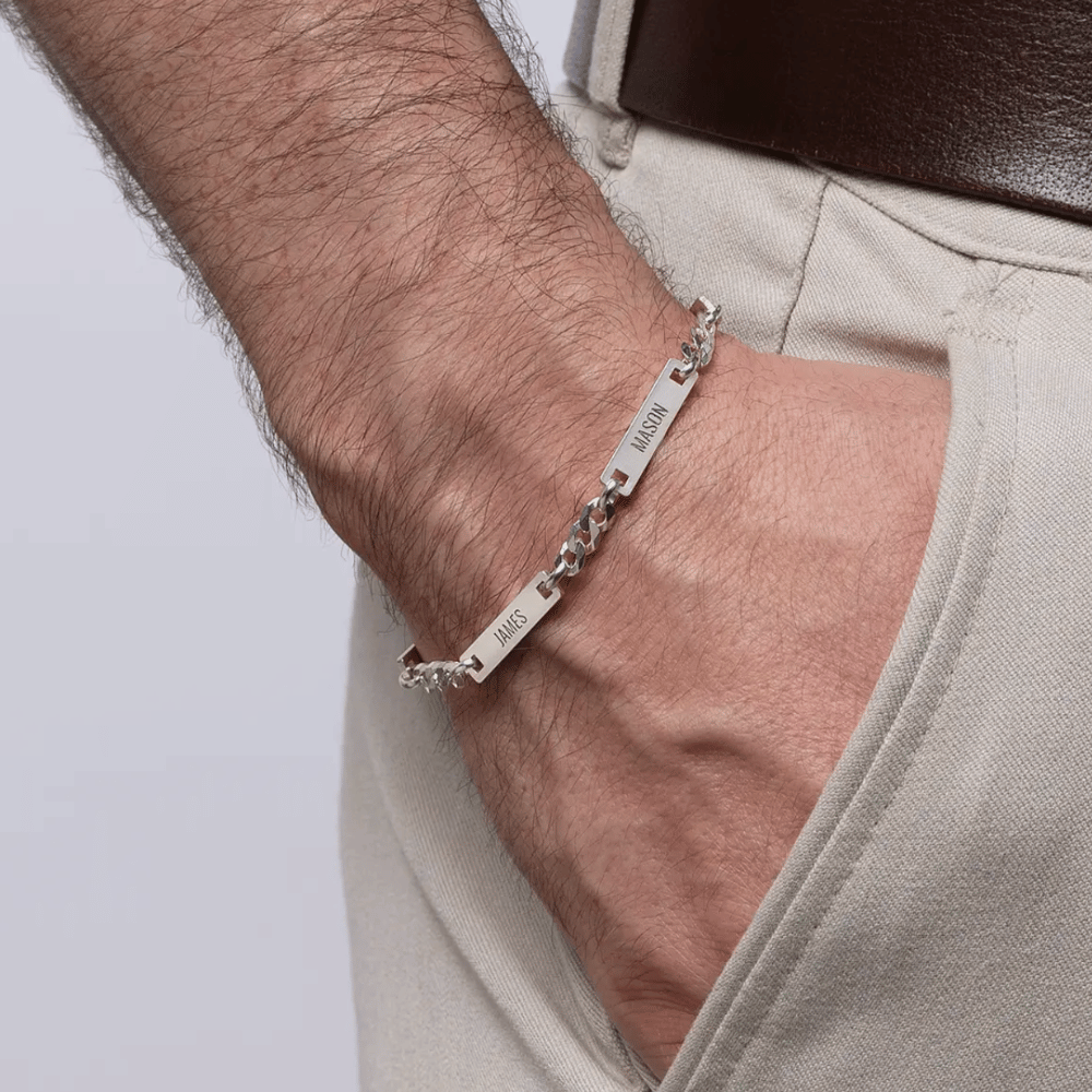 For Him | Custom Name Bar Bracelet