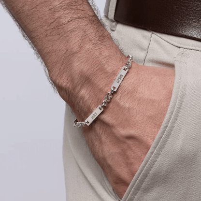 For Him | Custom Name Bar Bracelet