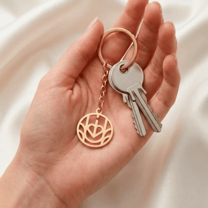 Custom Monogram Keychain