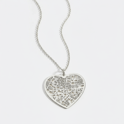 Custom Map Necklace