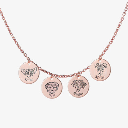 Custom Pet Face Necklace
