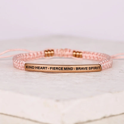KIND HEART - FIERCE MIND - BRAVE SPIRIT